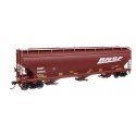 60′ NSC 5150 3-Bay Covered Hopper - Ready to Run -- BNSF Railway 495292, HO, WalthersMainline 7741