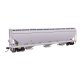 60′ NSC 5150 3-Bay Covered Hopper - Ready to Run -- Data Only (gray), HO, WalthersMainline 7755