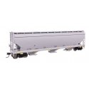 60′ NSC 5150 3-Bay Covered Hopper - Ready to Run -- Data Only (gray), HO, WalthersMainline 7755