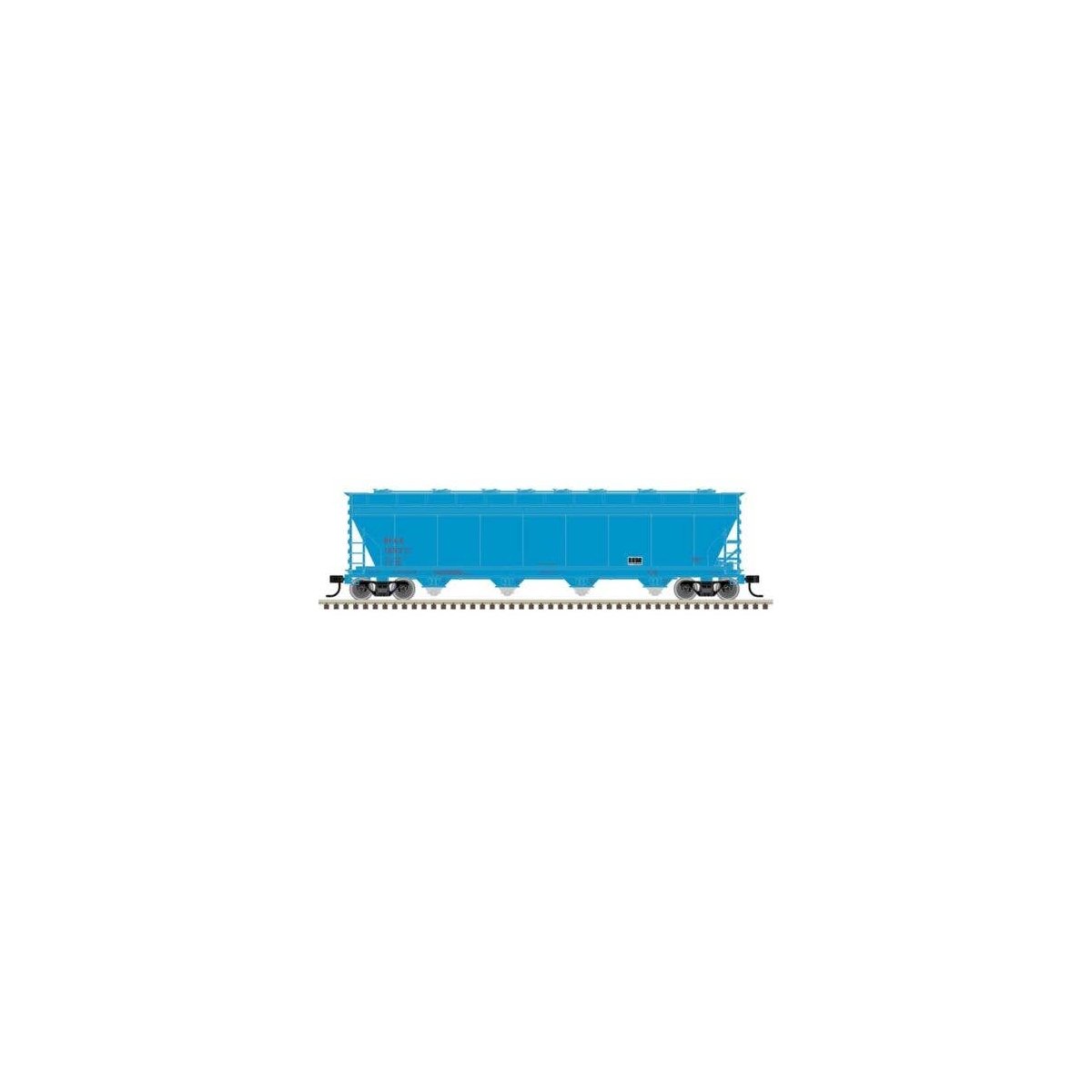 ACF 5250 Covered Hopper - Ready to Run - Master(R) Plus -- BF Goodrich 1205 (blue, r, HO, Atlas Model Railroad Co. 20007364