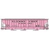 Pullman-Standard 4750 3-Bay Covered Hopper - Kit -- Klemme COOP RREX 4260 (pink, black), HO, Accurail Inc 81823