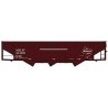 AAR 70-Ton Offset-Side 3-Bay Hopper - Kit -- Milwaukee Road 341029 (Boxcar Red, TMR Logo), HO, Accurail Inc 81852