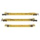 NSC Articulated 3-Unit 53′ Well Car - Ready-to-Run -- TTX 785570, HO, WalthersMainline 55826