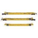 NSC Articulated 3-Unit 53′ Well Car - Ready-to-Run -- TTX 785570, HO, WalthersMainline 55826