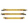 NSC Articulated 3-Unit 53′ Well Car - Ready-to-Run -- TTX 786942, HO, WalthersMainline 55829