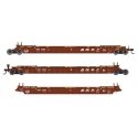 NSC Articulated 3-Unit 53′ Well Car - Ready-to-Run -- BNSF Railway 211509, HO, WalthersMainline 55817