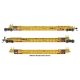 NSC Articulated 3-Unit 53′ Well Car - Ready-to-Run -- TTX 786993, HO, WalthersMainline 55830