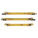 NSC Articulated 3-Unit 53′ Well Car - Ready-to-Run -- TTX 786947, HO, WalthersMainline 55832