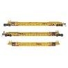 NSC Articulated 3-Unit 53′ Well Car - Ready-to-Run -- TTX 786947, HO, WalthersMainline 55832