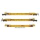 NSC Articulated 3-Unit 53′ Well Car - Ready-to-Run -- TTX 786996, HO, WalthersMainline 55833