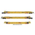 NSC Articulated 3-Unit 53′ Well Car - Ready-to-Run -- TTX 787332, HO, WalthersMainline 55834