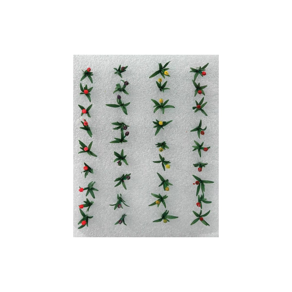 Tulips -- 1′ 5cm (Assorted Colors) pkg(36), ALL, JTT Miniature Tree 95555