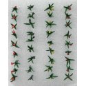 Tulips -- 1′ 5cm (Assorted Colors) pkg(36), ALL, JTT Miniature Tree 95555