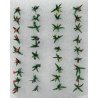 Tulips -- 1′ 5cm (Assorted Colors) pkg(36), ALL, JTT Miniature Tree 95555