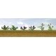 Assorted Flower Plants -- Set 1 pkg(10), O, JTT Miniature Tree 95558