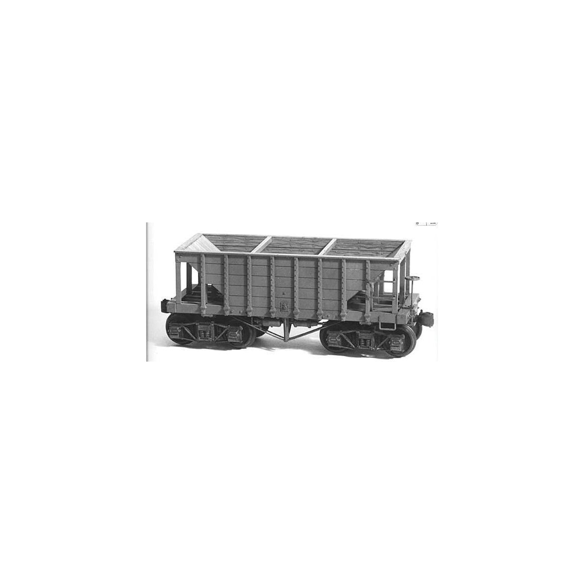 22′ Wood Ore Car 2-Pack - Kit -- Undecorated, HO, Tichy Train Group 4012