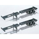 Extendible Container Chassis - Kit, HO, Walthers SceneMaster 4105