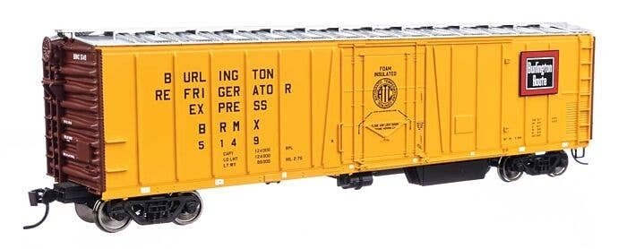 50′ AAR Mechanical Refrigerator Car - Ready-to-Run -- Chicago, Burlington & Quincy 5149, HO, WalthersMainline 3781