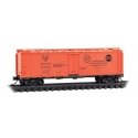 40′ Steel Ice Reefer - Ready to Run -- American Refrigerator Transit BUDX 91553 (orange, blac, N, Micro Trains Line 5900290