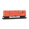 40′ Steel Ice Reefer - Ready to Run -- American Refrigerator Transit BUDX 91553 (orange, blac, N, Micro Trains Line 5900290
