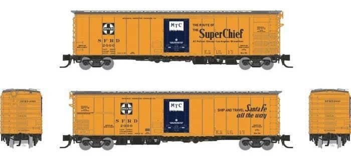 Class RR-56 Mechanical Reefer - Ready to Run -- Santa Fe (orange, blue, black, Super Chief Sl, N, Rapido Trains Inc 561001A