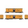 Class RR-56 Mechanical Reefer - Ready to Run -- Santa Fe 2 (orange, blue, black, San Francisc, N, Rapido Trains Inc 561007A