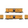 Class RR-56 Mechanical Reefer - Ready to Run -- Santa Fe 3 (orange, blue, black, San Francisc, N, Rapido Trains Inc 561009A