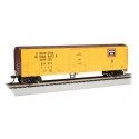 50′ Steel Mechanical Reefer - Ready to Run - Silver Series(R) -- Chicago, Burlington & Quinc, HO, Bachmann Industries 17912