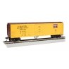 50′ Steel Mechanical Reefer - Ready to Run - Silver Series(R) -- Chicago, Burlington & Quinc, HO, Bachmann Industries 17912