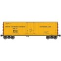 40′ Steel Reefer w/Plug Doors - Kit -- Fruit Growers Express FHIX 40275 (yellow, Boxcar Red), HO, Accurail Inc 85061