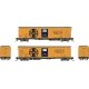 Class RR-60 Mechanical Reefer 4-Pack - Ready to Run -- Santa Fe 2 (orange, blue, black, Ship a, N, Rapido Trains Inc 561008