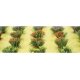 Detachable Bushes pkg(30) -- Flowers 3/8′ 1cm Tall, HO, JTT Miniature Tree 95581