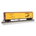 50′ Steel Mechanical Reefer - Ready to Run - Silver Series(R) -- Conrail 359028 (orange, Box, HO, Bachmann Industries 17911