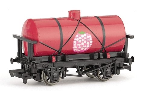 Thomas & Friends(TM) Rolling Stock -- Raspberry Syrup Tanker, HO, Bachmann Industries 77033