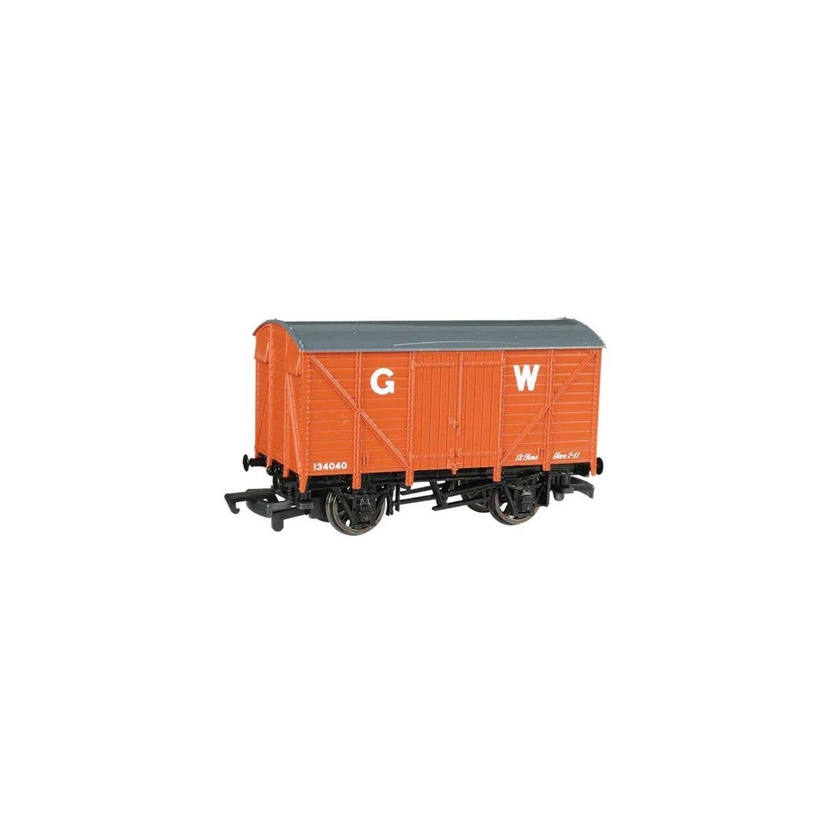 Ventilated Van - Ready to Run - Thomas & Friends(TM) -- Great Western (Boxcar Red), HO, Bachmann Industries 77011