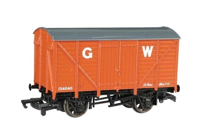 Ventilated Van - Ready to Run - Thomas & Friends(TM) -- Great Western (Boxcar Red), HO, Bachmann Industries 77011