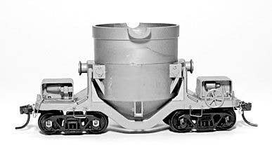 3-in-1 Open Top Hot Metal Car - Kit -- With Extended Ladle & Add-On Wings - Undecorated, HO, State Tool & Die 725