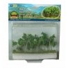Woods Edge Trees -- Green - 2 to 2-1/2′ 5.1 to 6.4cm pkg(15), ALL, JTT Miniature Tree 95616