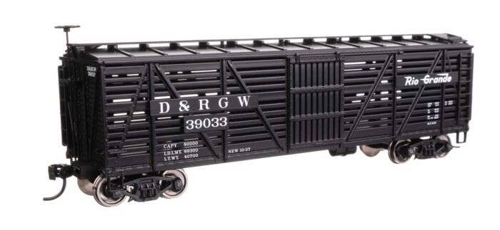 40′ Wood Stock Car - Ready to Run -- Denver & Rio Grande Western 39033, HO, WalthersMainline 41457