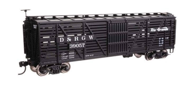 40′ Wood Stock Car - Ready to Run -- Denver & Rio Grande Western 39057, HO, WalthersMainline 41458