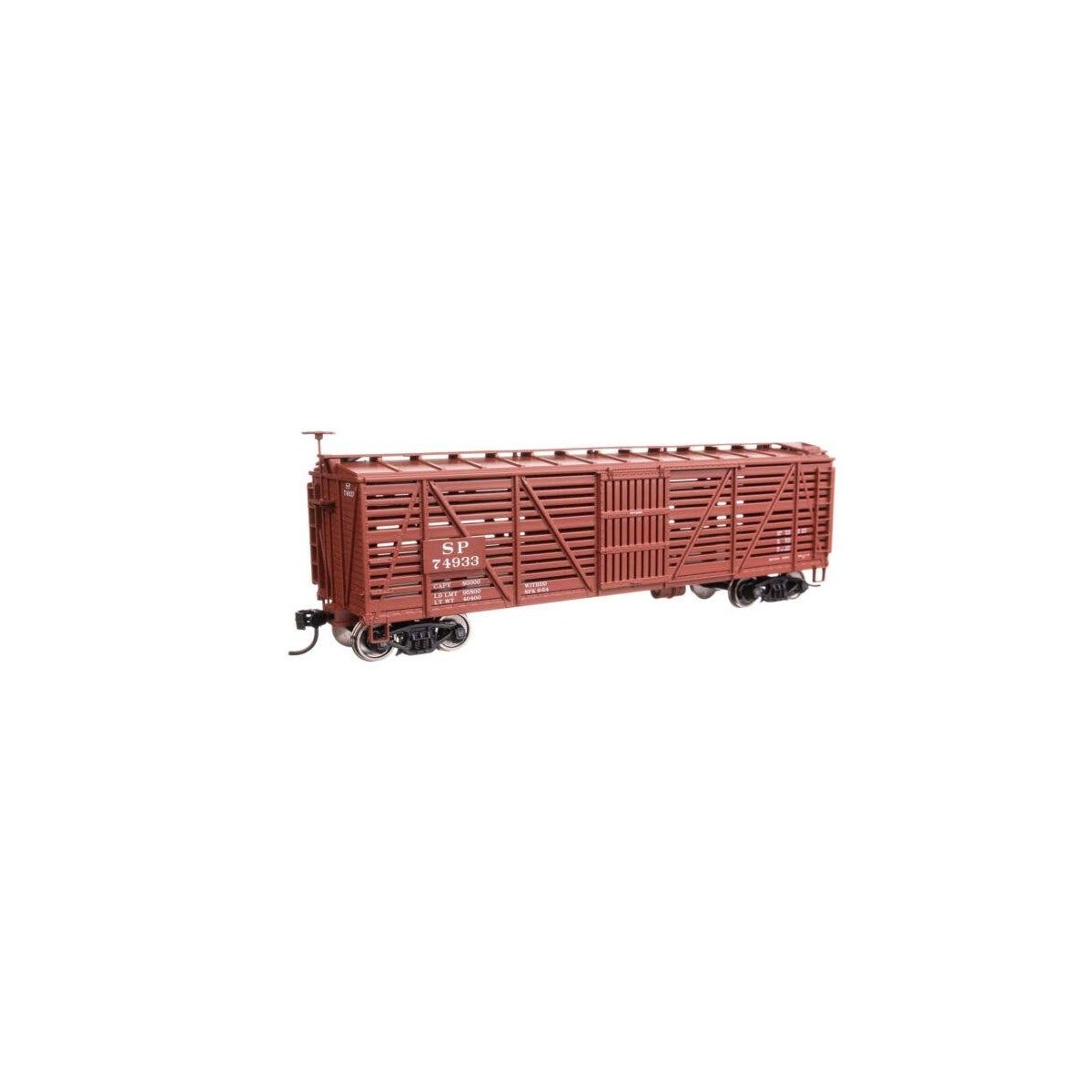 40′ Wood Stock Car - Ready to Run -- Southern Pacific(TM) 74933, HO, WalthersMainline 41468