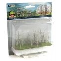 Woods Edge Trees -- Bare 2 to 2-1/2′ pkg(20), ALL, JTT Miniature Tree 95628