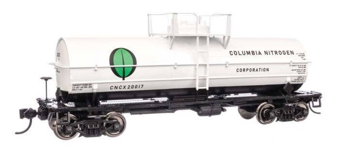 36′ 10,000-Gallon Insulated Tank Car w/Large Dome, Bolted Jacket - Ready to -- Columbia Nitroge, HO, WalthersMainline 48403