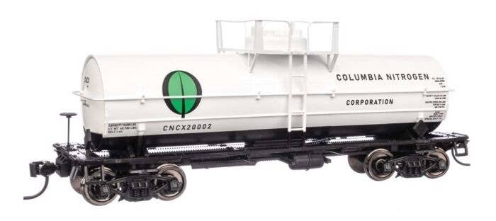 36′ 10,000-Gallon Insulated Tank Car w/Large Dome, Bolted Jacket - Ready to -- Columbia Nitroge, HO, WalthersMainline 48401