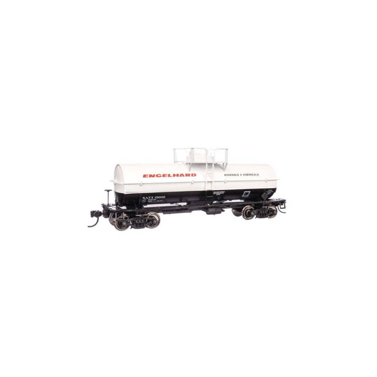 36′ 10,000-Gallon Insulated Tank Car w/Large Dome, Bolted Jacket - Ready to -- Engelhard Minera, HO, WalthersMainline 48409