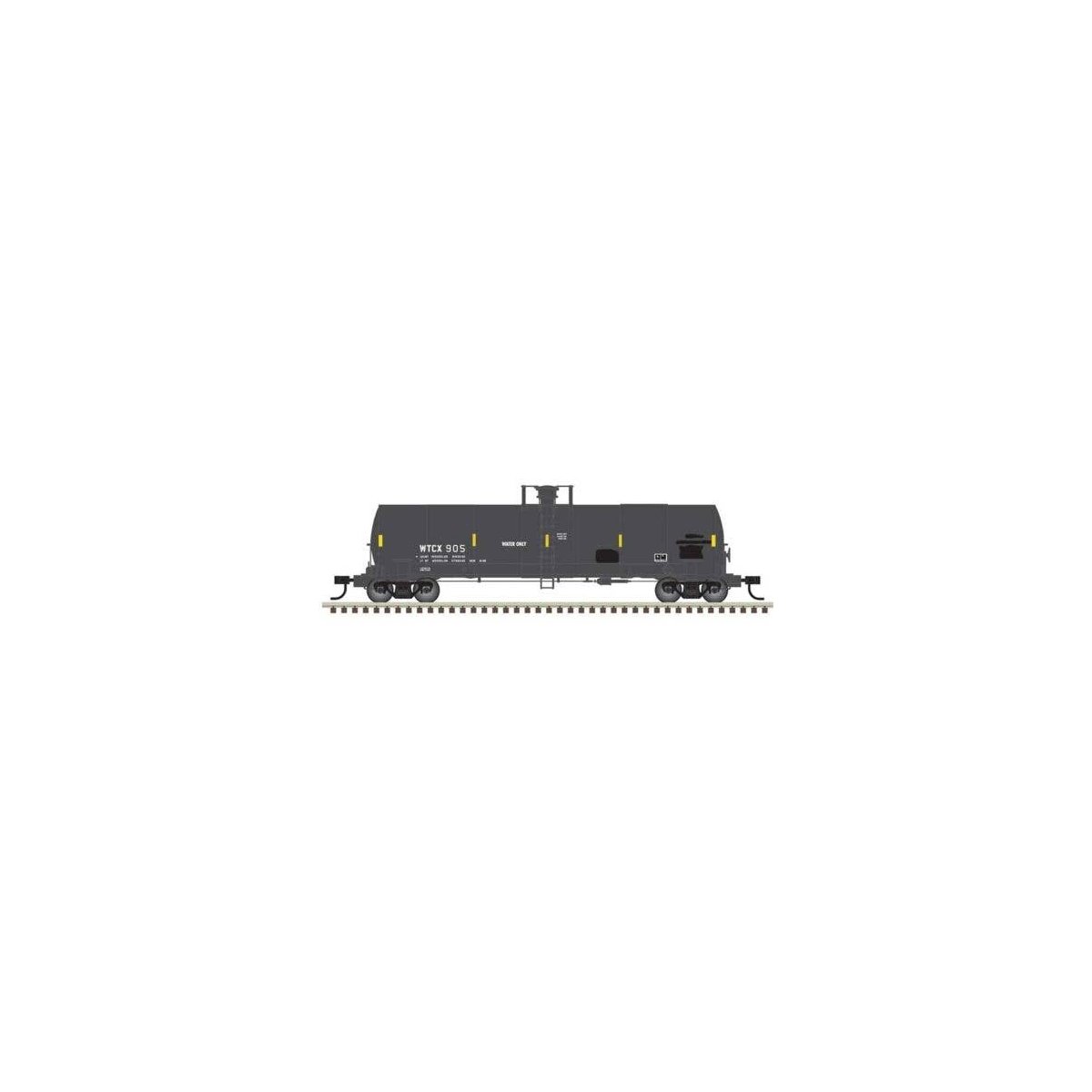 ACF 17,360-Gallon Tank Car - Ready to Run - Master(R) -- Weyerhaeuser WTCX 909 (gray, HO, Atlas Model Railroad Co. 20007572
