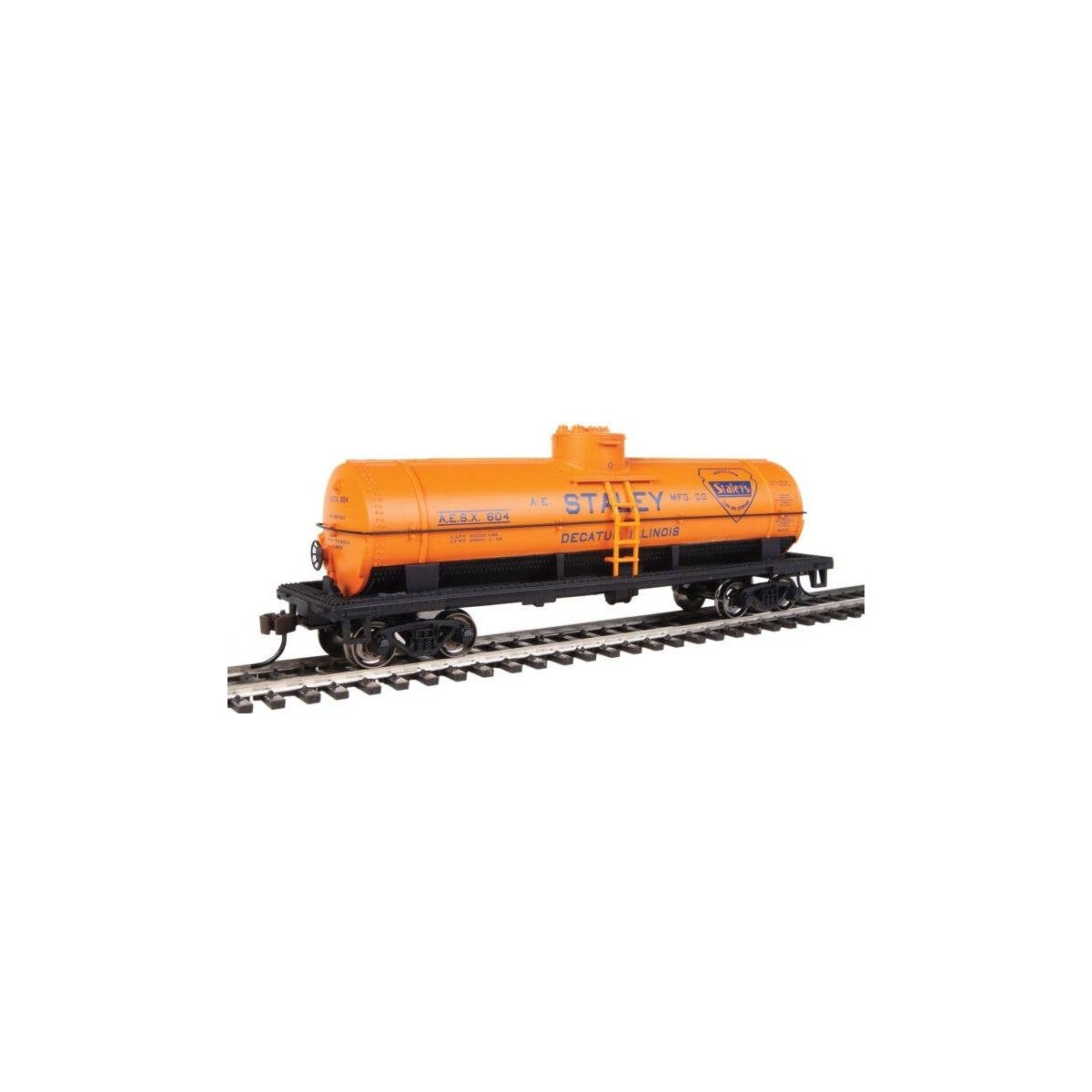 40′ Single-Dome Tank Car - Ready to Run - Silver Series(R) -- Staley Manufacturing Co. 604, HO, Bachmann Industries 17805