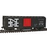 40′ Plug-Door Track Cleaning Boxcar - Ready to Run -- New Haven (black, orange Large NH Logo), HO, WalthersTrainline 1755