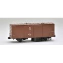 HO-735 Rail Cleaning Car - Ready to Run -- Boxcar Red, Less AA Batteries, HO, TomyTec Co LTD 967354
