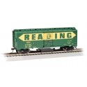 Track Cleaning 40′ Boxcar w/Removable Dry Pad - Ready-to-Run -- Reading 111212 (green, yello, HO, Bachmann Industries 16326